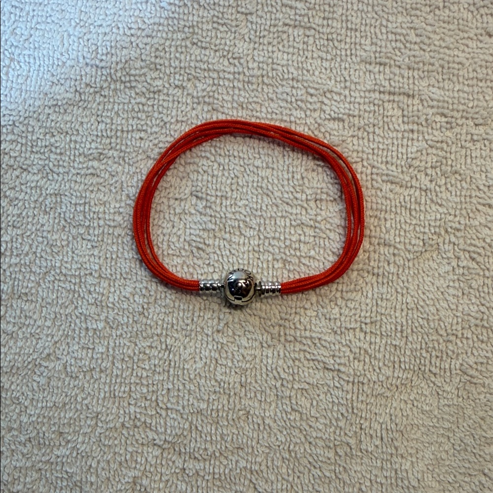 Pandora orange bracelet